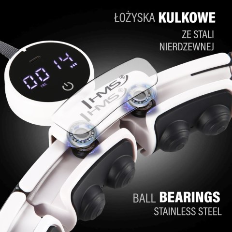 HHM16 HULA HOP WHITE Z MAGNESAMI I OBCIĄŻNIKIEM + LICZNIK HMS HMS