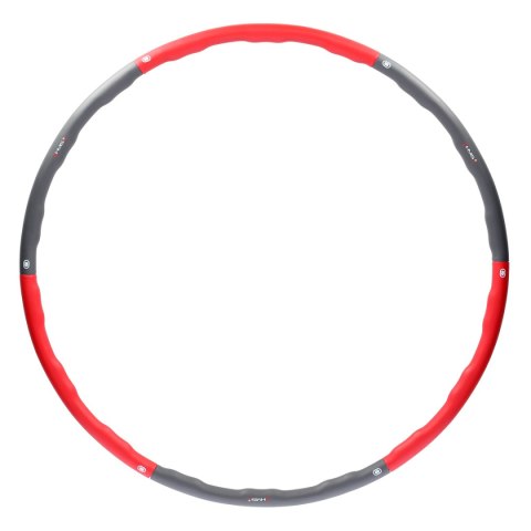 HHP002 RED-GREY HULA HOP 1,2KG 100CM HMS HMS