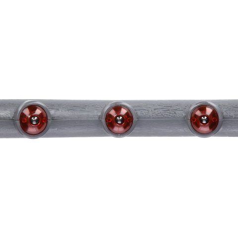 HHP005 GREY-YELLOW HULA HOP MASUJĄCY Z MAGNESAMI 85CM HMS HMS