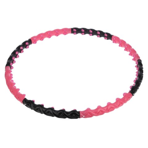 HHP024 PINK-BLACK HULA HOP 1,6KG 110CM HMS HMS