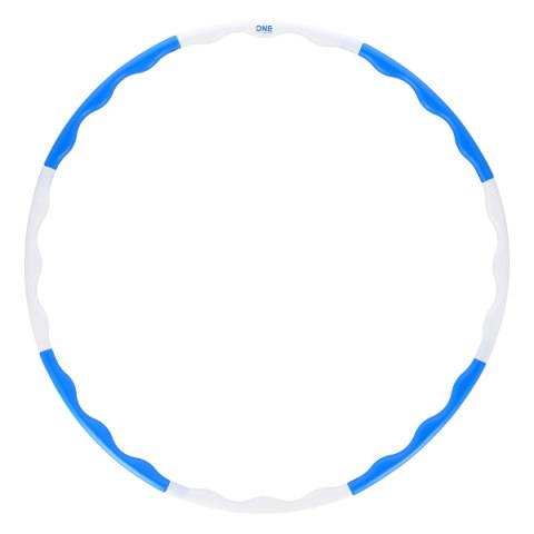 HHP090 BLUE-WHITE HULA HOP 0,4KG 90CM ONE FITNESS ONE FITNESS