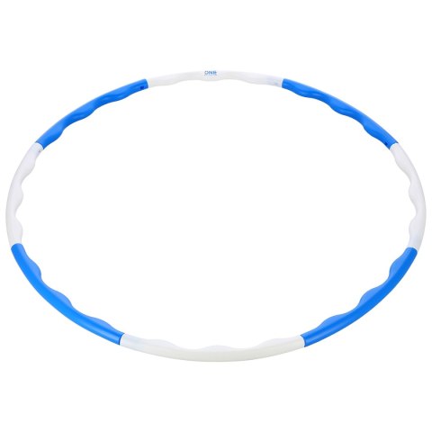 HHP090 BLUE-WHITE HULA HOP 0,4KG 90CM ONE FITNESS ONE FITNESS