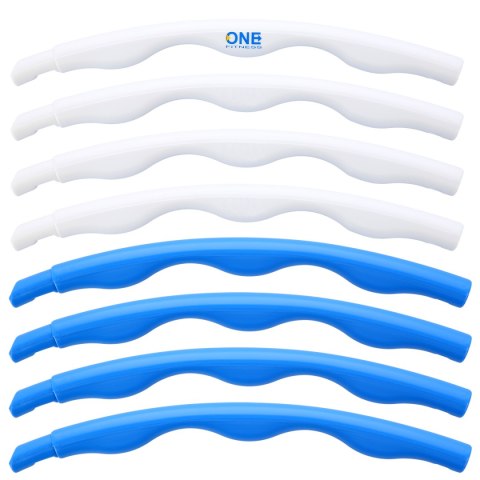 HHP090 BLUE-WHITE HULA HOP 0,4KG 90CM ONE FITNESS ONE FITNESS
