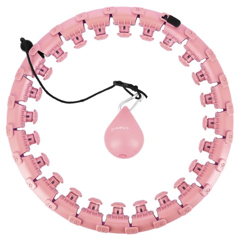 HHW01 HULA HOP PINK Z WYPUSTKAMI I OBCIĄŻNIKIEM HMS HMS