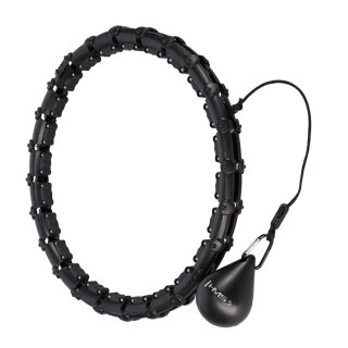 HHW02 HULA HOP BLACK Z WYPUSTKAMI I OBCIĄŻNIKIEM HMS HMS