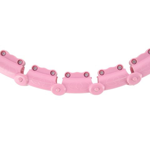 HHW02 HULA HOP LIGHT PINK Z WYPUSTKAMI I OBCIĄŻNIKIEM HMS HMS
