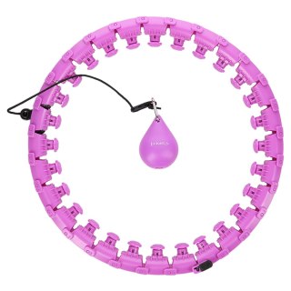 HHW12 PLUS SIZE HULA HOP VIOLET Z WYPUSTKAMI I OBCIĄŻNIKIEM HMS HMS