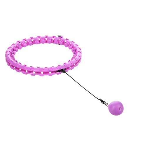 HHW12 PLUS SIZE HULA HOP VIOLET Z WYPUSTKAMI I OBCIĄŻNIKIEM HMS HMS