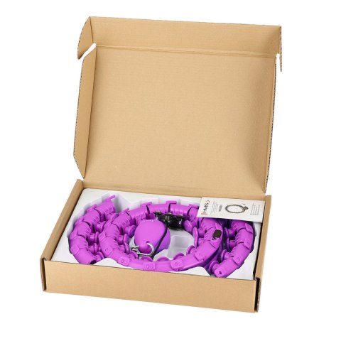 HHW12 PLUS SIZE HULA HOP VIOLET Z WYPUSTKAMI I OBCIĄŻNIKIEM HMS HMS