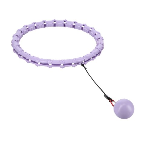 OHA02 HULA HOP VIOLET Z WYPUSTKAMI I OBCIĄŻNIKIEM ONE FITNESS ONE FITNESS