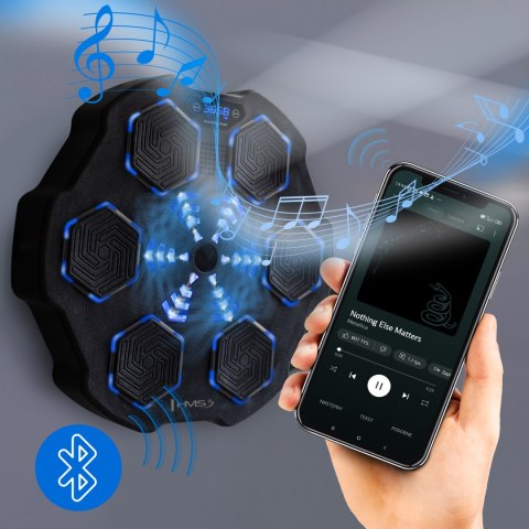 TB02 ELEKTRONICZNA TARCZA BOKSERSKA BLUETOOTH Z MUZYKĄ I RĘKAWICAMI HMS HMS