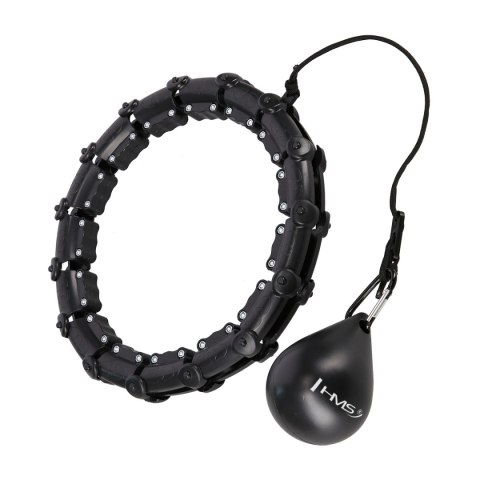 ZESTAW HULA HOP HHW02 BLACK Z WYPUSTKAMI I OBCIĄŻNIKIEM HMS + PAS BR163 RED HMS
