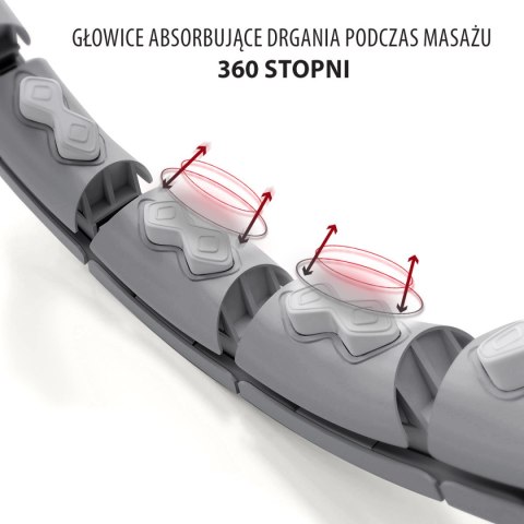 ZESTAW HULA HOP HHW06 BLACK Z PIŁKĄ GRAWITACYJNĄ I LICZNIKIEM HMS + PAS BR163 RED HMS