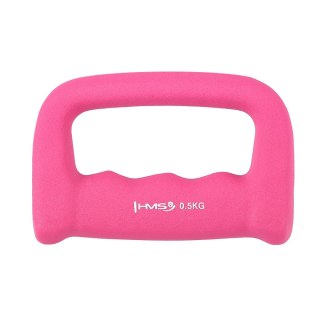 CK05 KASTET PINK CIĘŻAREK ŻELIWNY POKRYTY NEOPRENEM 0.5 KG HMS HMS