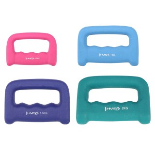 CK10 KASTET LIGHT BLUE CIĘŻAREK ŻELIWNY POKRYTY NEOPRENEM 1.0 KG HMS HMS