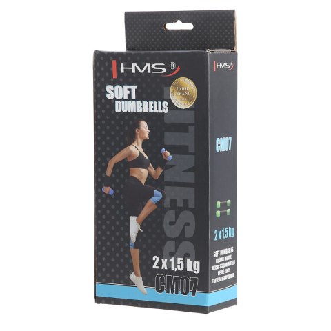 CM07 ZIELONY CIĘŻARKI MIĘKKIE 2 x 1.5 KG HMS HMS