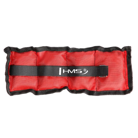 OB02 RED OBCIĄŻNIKI DO ĆWICZEŃ NA KOSTKI I NADGARSTKI 2 x 0.7 KG HMS HMS