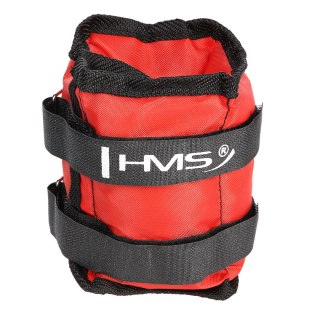 OB03 RED OBCIĄŻNIKI DO ĆWICZEŃ NA KOSTKI I NADGARSTKI 2 x 1.5 KG HMS HMS