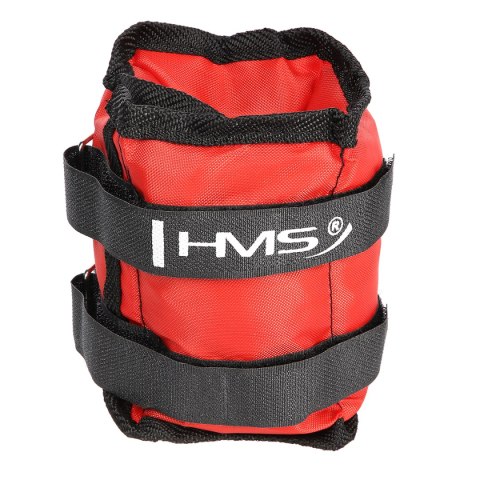 OB03 RED OBCIĄŻNIKI DO ĆWICZEŃ NA KOSTKI I NADGARSTKI 2 x 1.5 KG HMS HMS