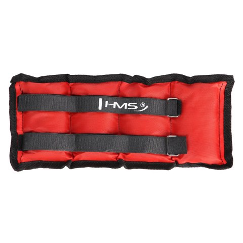 OB03 RED OBCIĄŻNIKI DO ĆWICZEŃ NA KOSTKI I NADGARSTKI 2 x 1.5 KG HMS HMS