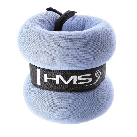 OB04 BLUE OBCIĄŻNIKI DO ĆWICZEŃ NA KOSTKI I NADGARSTKI 2 x 1KG HMS HMS
