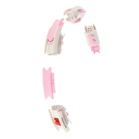 ZESTAW HULA HOP HHW06 PINK Z PIŁKĄ GRAWITACYJNĄ I LICZNIKIEM HMS + PAS BR163 BLACK PLUS SIZE HMS