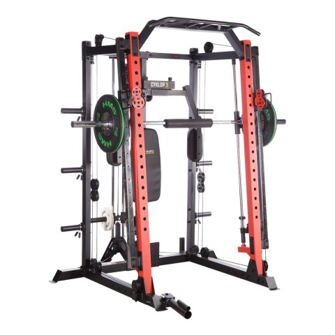 CYKLOP 3 ATLAS DO ĆWICZEŃ Z SUWNICĄ SMITHA SEMI COMMERCIAL HMS PREMIUM HMS PREMIUM