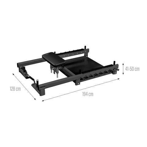 PHT25 PLATFORMA DO ĆWICZEŃ MIĘŚNI POŚLADKÓW HIP THRUST I MARTWEGO CIĄGU COMMERCIAL HMS HMS