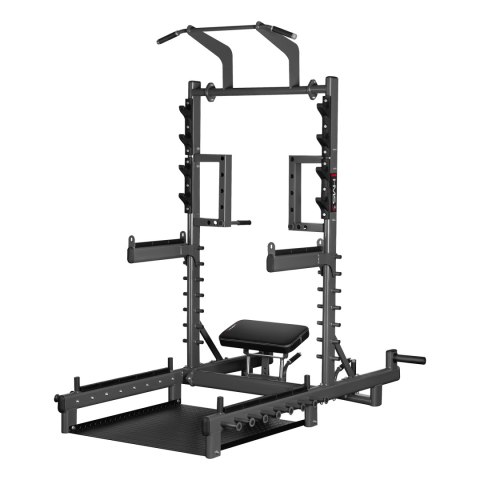 SMP01 STOJAK MULTIFUNKCYJNY Z PLATFORMĄ DO PODNOSZENIA CIĘŻARÓW I HIP THRUST COMMERCIAL HMS HMS