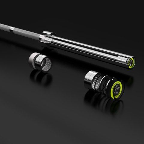 GO685 + ZG1000R GRYF OLIMPIJSKI 20KG 2200MM HMS PREMIUM HMS PREMIUM