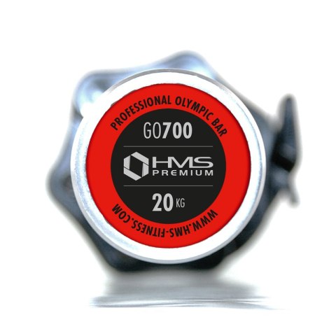 GO700 + ZACISK ZG1000 RED GRYF OLIMPIJSKI 20KG 2200MM HMS PREMIUM HMS PREMIUM