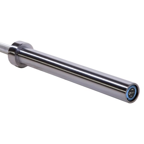 GO900 GRYF OLIMPIJSKI 20KG 2200MM HMS PREMIUM + ZG1500 SILVER ZACISKI LOCK JAW (2 szt) HMS PREMIUM