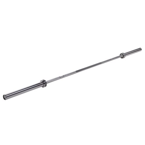 GO901 GRYF OLIMPIJSKI 20KG 2200MM HMS PREMIUM + ZG1500 SILVER ZACISKI LOCK JAW (2 szt) HMS PREMIUM