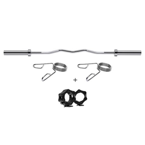 GOL200 + (ZG 1000B) GRYF OLIMPIJSKI ŁAMANY 13.5KG 1500MM HMS PREMIUM HMS PREMIUM