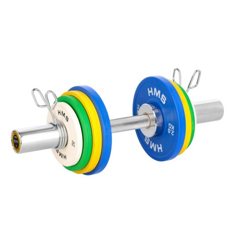 GOP050 (+ZACISKI) GRYF KRÓTKI OLIMPIJSKI 5KG 50CM HMS HMS