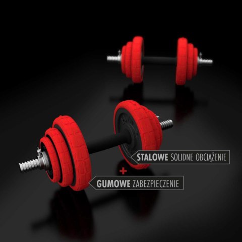 SGGX20 SZTANGIELKI REGULOWANE GUMOWANE 20KG HMS HMS