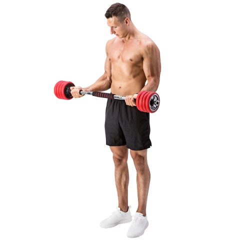 SGGX30 SZTANGIELKI REGULOWANE GUMOWANE 30KG HMS HMS