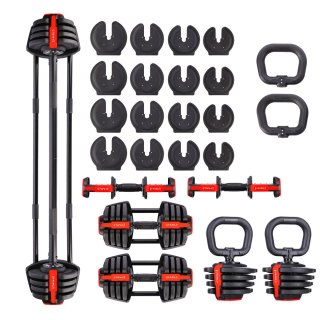 SGR18 PRO SET 3W1 ZESTAW REGULOWANYCH SZTANGIELEK 41 KG HMS HMS