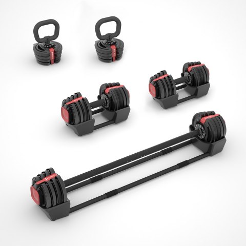 SGR18 PRO SET 3W1 ZESTAW REGULOWANYCH SZTANGIELEK 41 KG HMS HMS