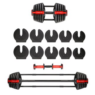 SGR40 PRO SET 2W1 ZESTAW REGULOWANYCH SZTANGIELEK 43,5 KG HMS HMS