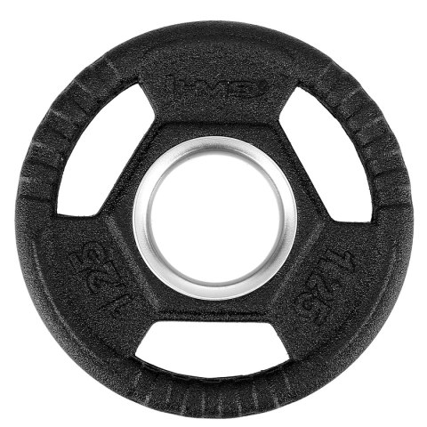 TOH01 CZARNY TALERZ OLIMPIJSKI OGUMOWANY 1.25 KG HMS HMS