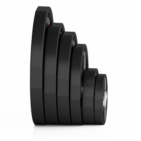 TPC SET ZESTAW TALERZY OLIMPIJSKICH POLIURETANOWYCH 2 x 2.5 - 25 KG CPU (155 KG) HMS HMS