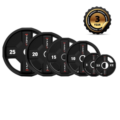 TPC10 TALERZ OLIMPIJSKI POLIURETANOWY CPU 10 KG HMS HMS