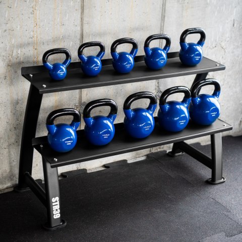 STR39 STOJAK NA KETTLEBELLS DWUPOZIOMOWY COMMERCIAL HMS HMS