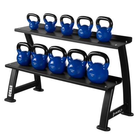 STR39 STOJAK NA KETTLEBELLS DWUPOZIOMOWY COMMERCIAL HMS HMS