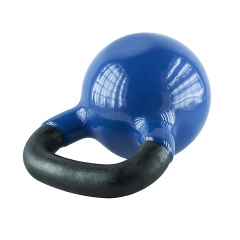 KNV12 BLUE KETTLEBELL ŻELIWNY POKRYTY WINYLEM HMS HMS