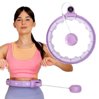 FH02 VIOLET HULA HOP Z OBCIĄŻNIKIEM + LICZNIK INNY