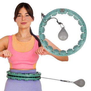 FH03 GREEN HULA HOP Z OBCIĄŻNIKIEM I LICZNIKIEM INNY