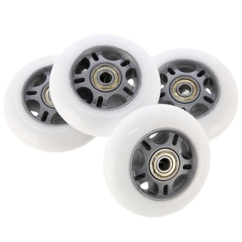 PU 80x24 82A BIAŁE (4 szt.) + ABEC-7 (8 szt.) ZESTAW STOCK NILS EXTREME