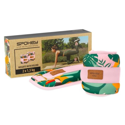 Obciążenia na kostki i nadgarstki Spokey HOME JUNGLE 2x 1,5 kg Spokey